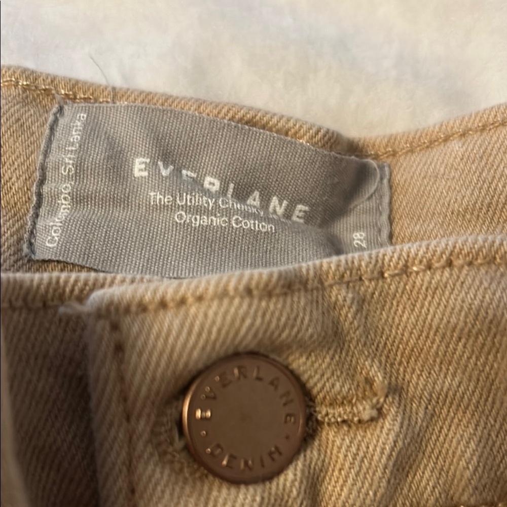 Everlane Tan Utility Chino Jeans